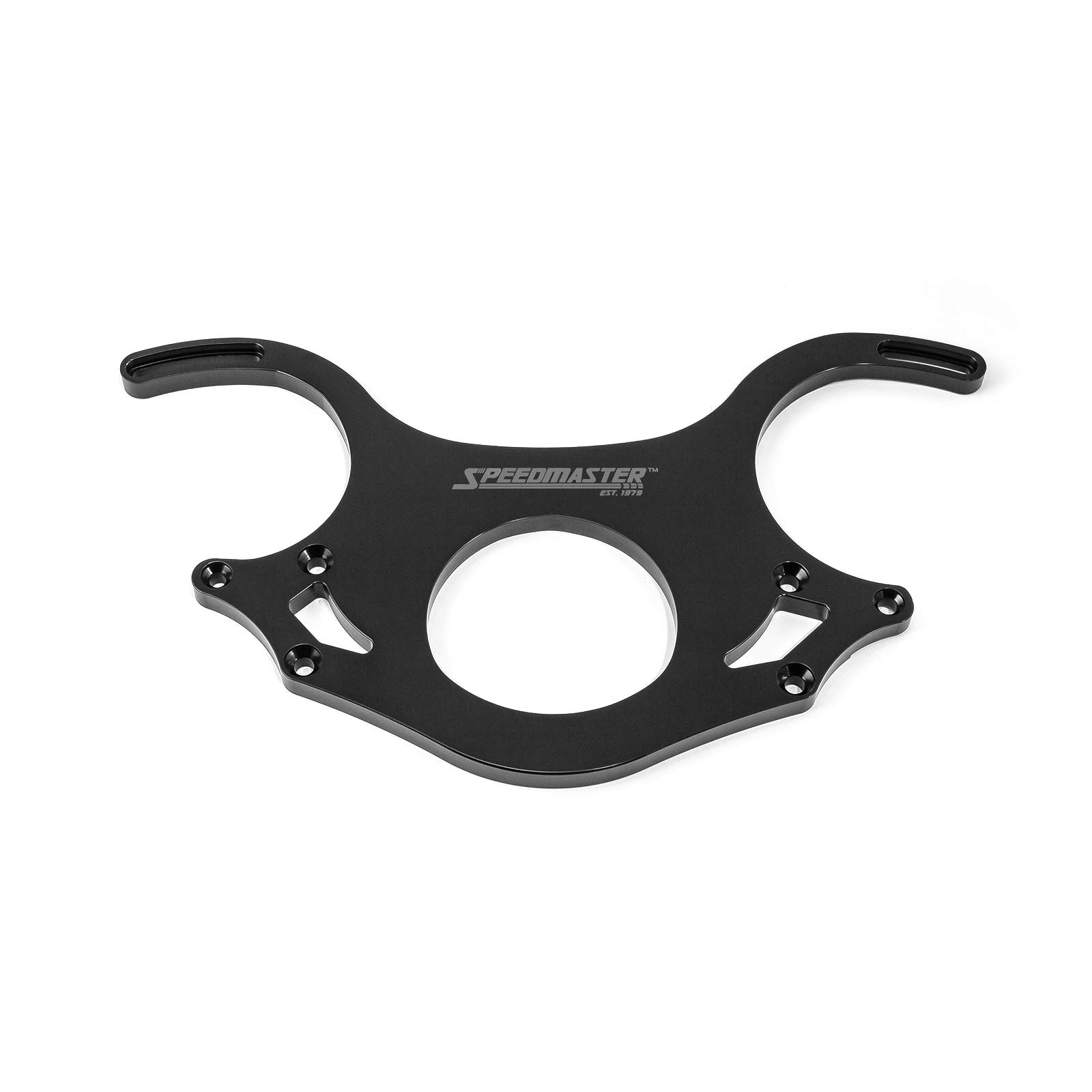 Speedmaster 1-415-002-02 Complete Aluminum Serpentine Pulley Kit for Chevy BBC 454 Engines - Black | High-Performance Upgrade for Muscle Cars & Hot Rods
