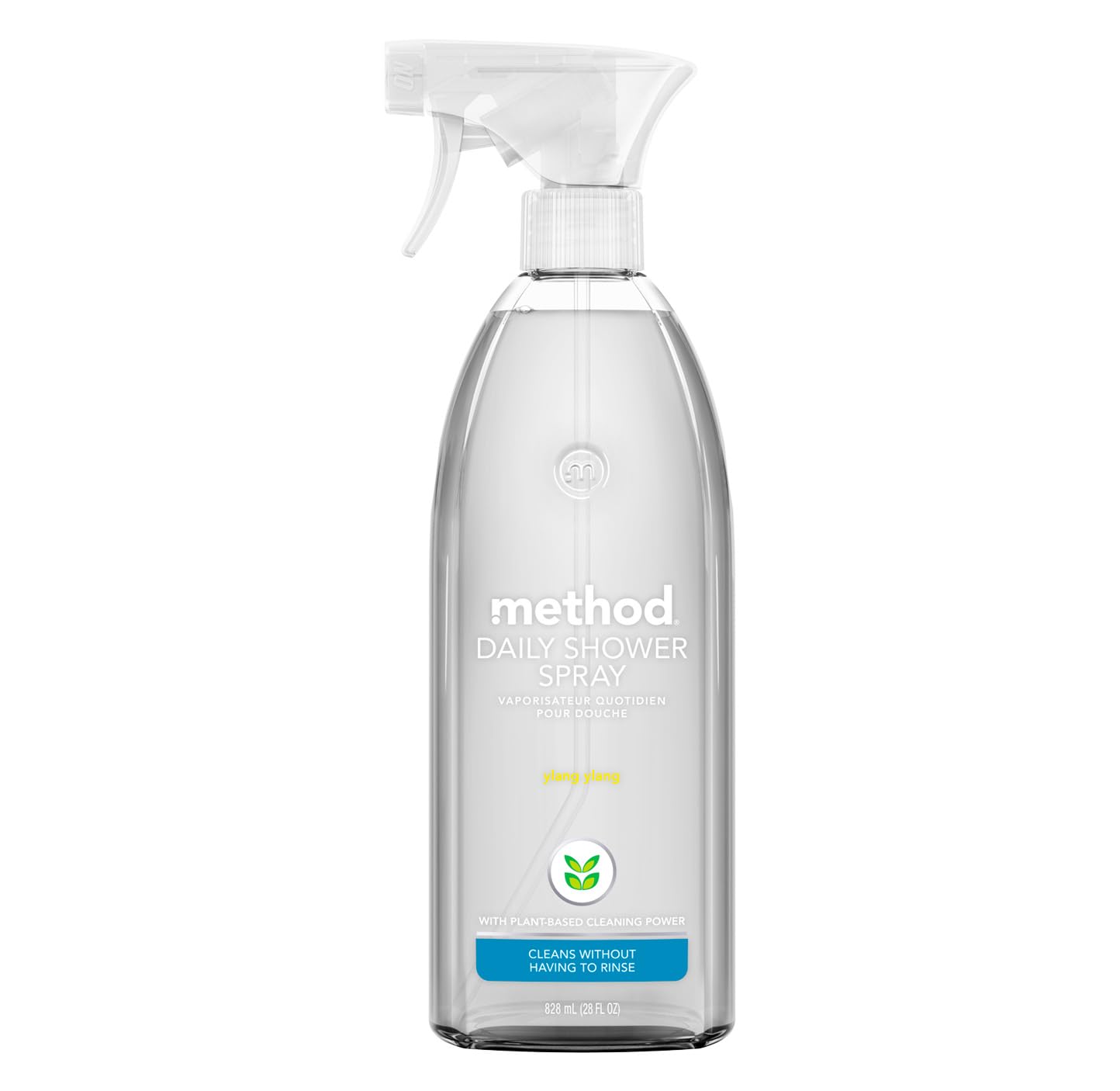 Method Daily Shower Spray - Ylang Ylang Scent, 28 oz | Refreshing Bathroom Cleaner for Daily Shower Maintenance & Quick Cleaning