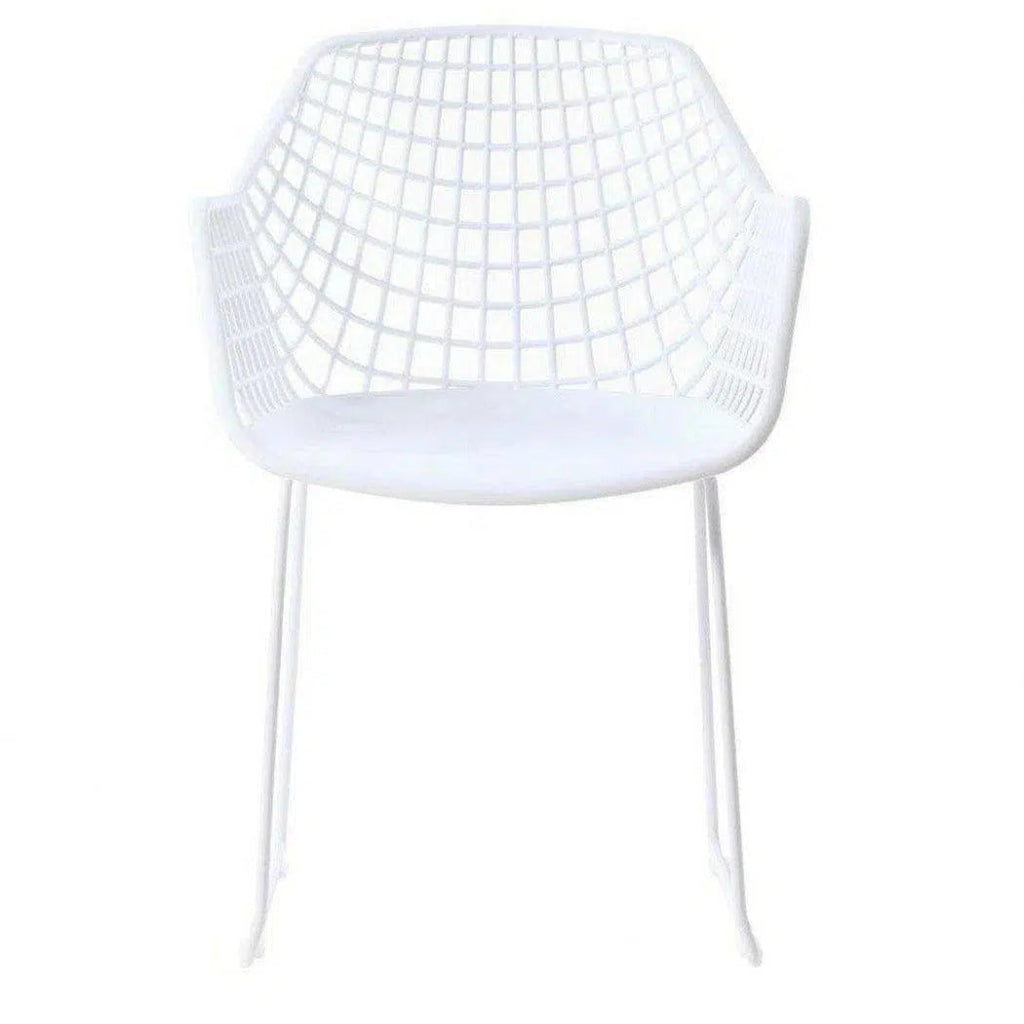 22.5 Inch Modern White Dining Chair Set - Contemporary Style for Kitchen, Dining Room & Office Use