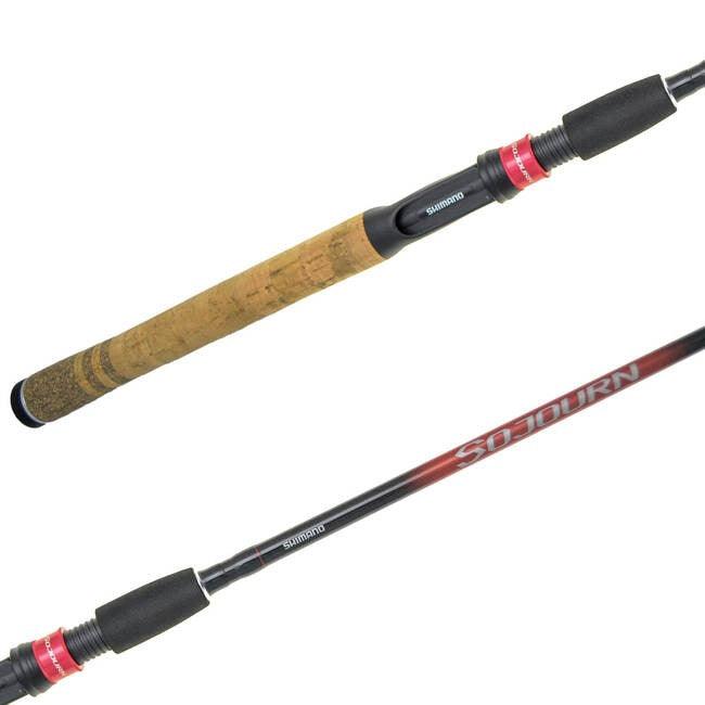 Shimano Sojourn Casting Rods - Premium Fishing Rod for Bass, Walleye & Freshwater Fishing | Lightweight & Sensitive Graphite Construction | Perfect for Shore Fishing, Kayak Angling & Tournament Use
