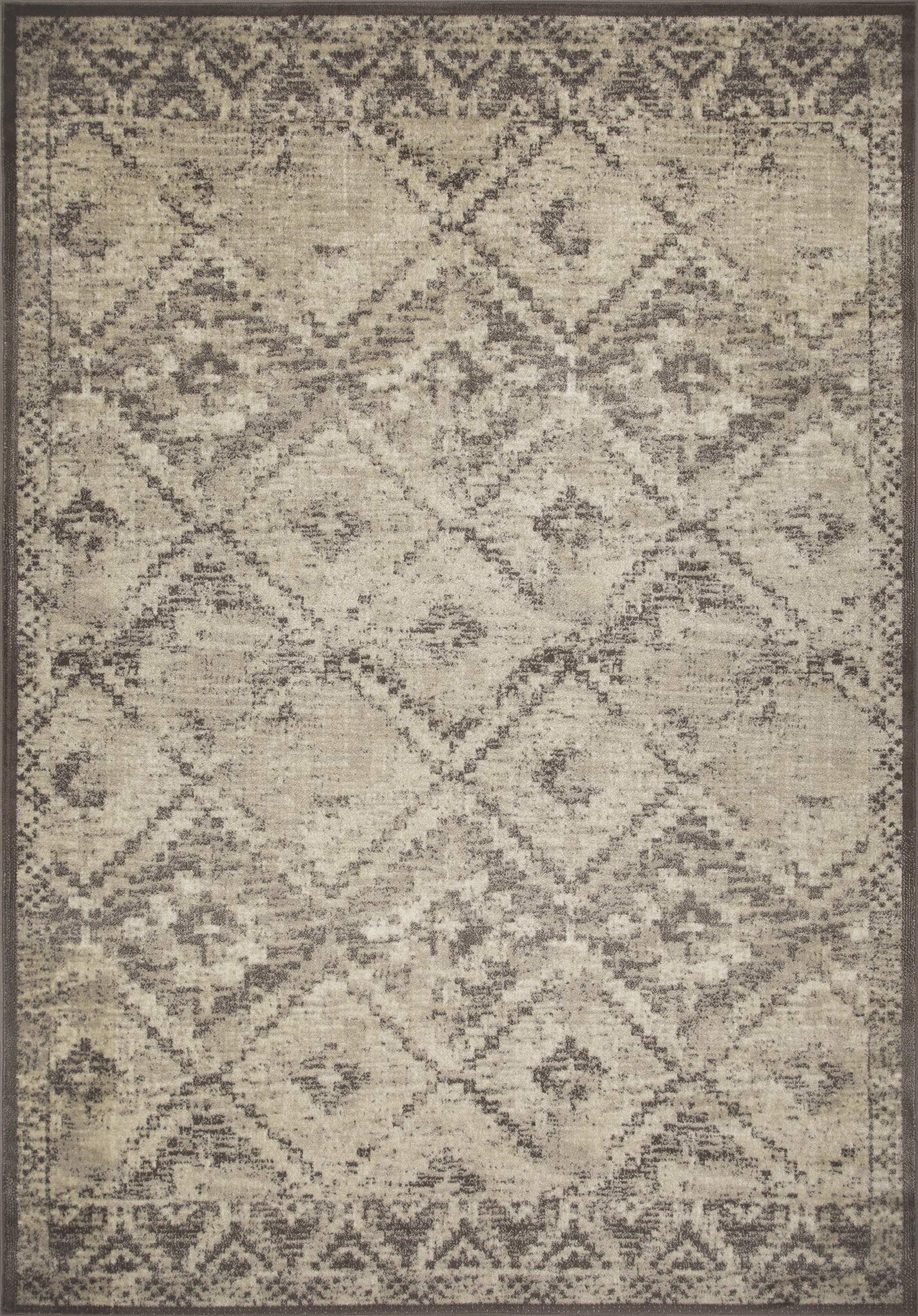 KAS Rugs Heritage Grey Mila 7'7 x 10'10 Plush Soft Area Rug for Living Room, Bedroom - Premium Comfort & Style