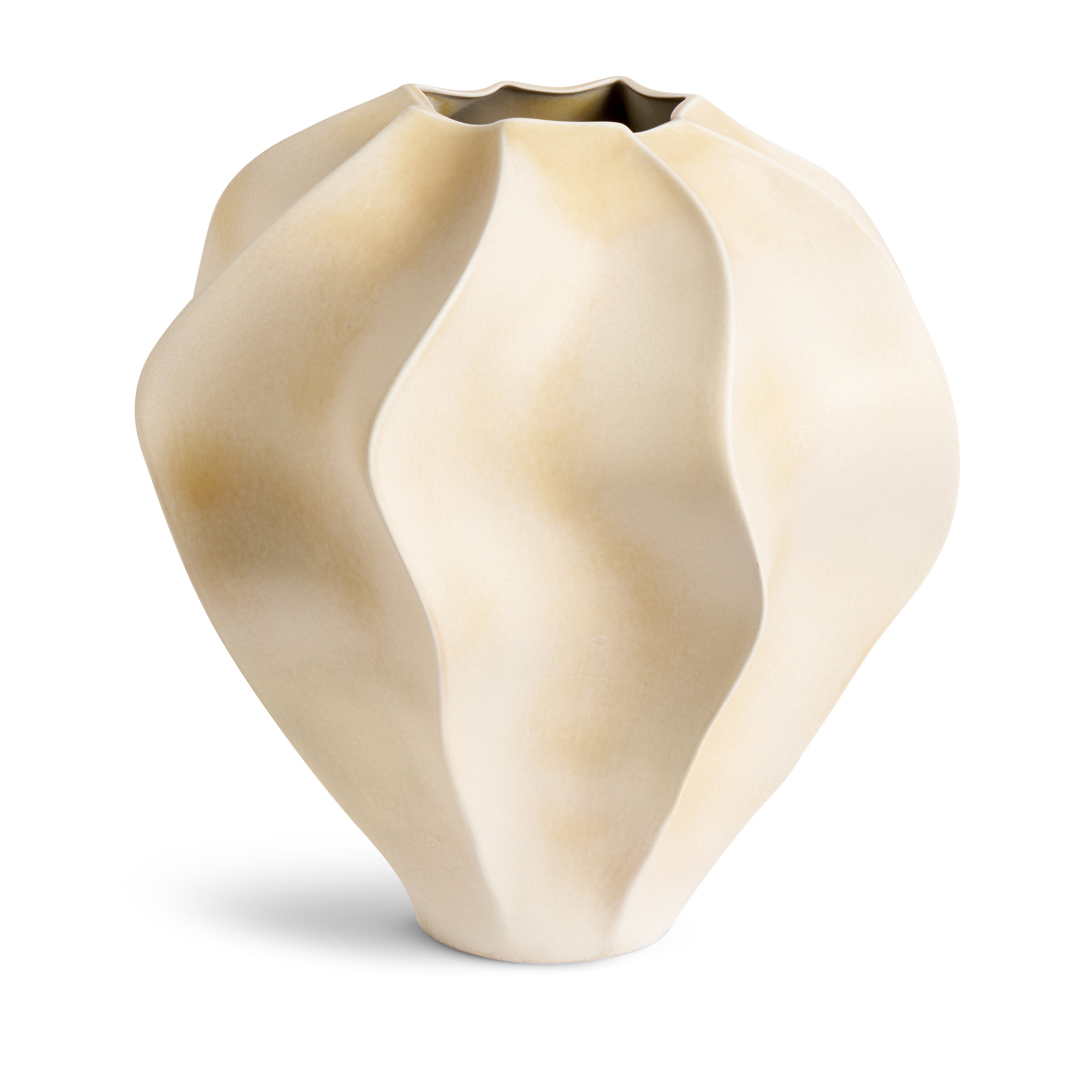 Pre Order | Douro Vase in Oat - Extra Large Handmade Ceramic Vase for Home Decor, Wedding Centerpiece, and Modern Farmhouse Style