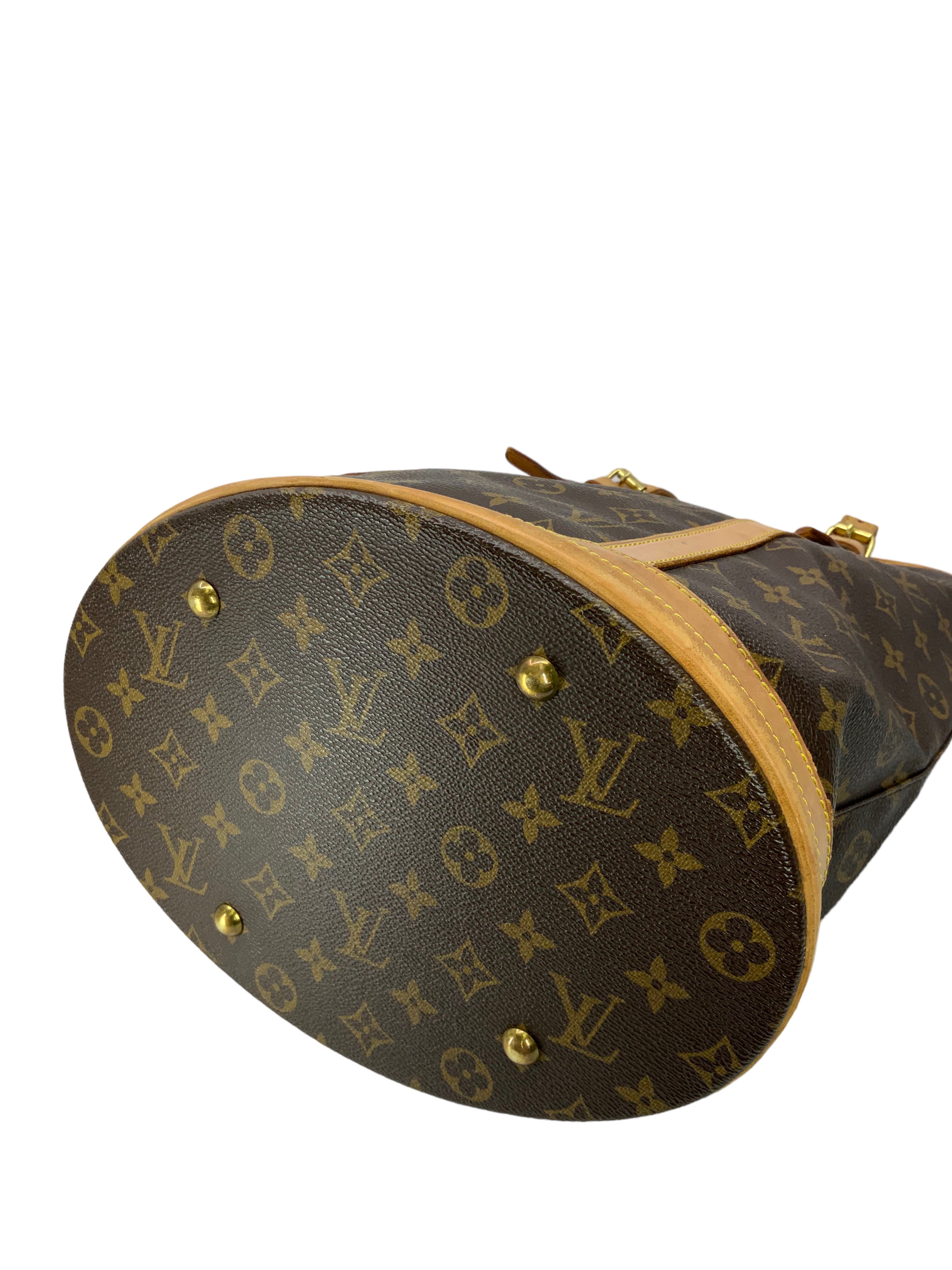 Authentic Louis Vuitton Monogram Canvas Bucket Bag GM - Luxury Designer Handbag for Women, Perfect for Travel, Shopping & Everyday Use