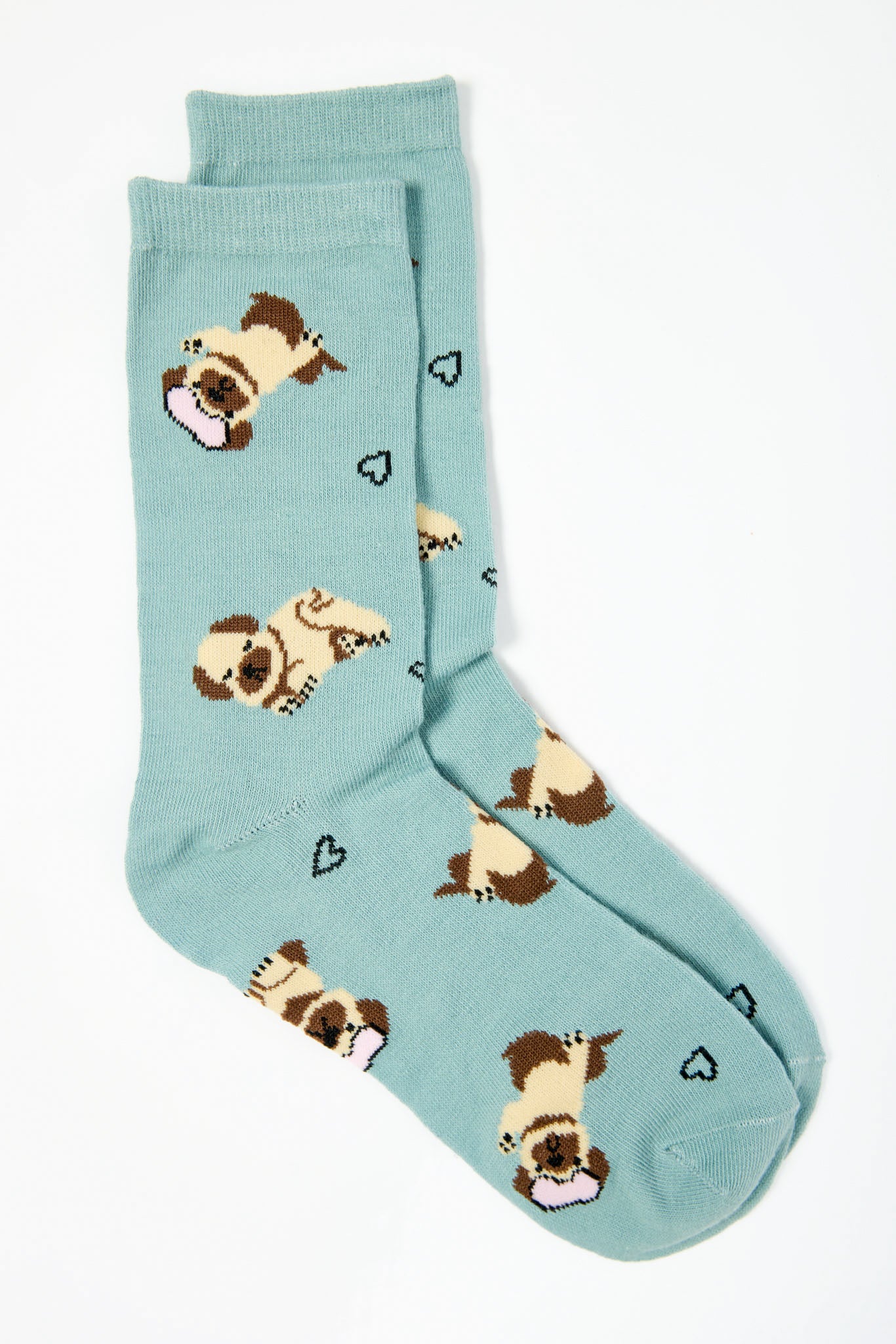 Cozy Sleepy Pug Socks - Soft & Comfortable Dog Lover Socks for Women & Men - Perfect for Relaxing at Home, Gifts for Pet Lovers