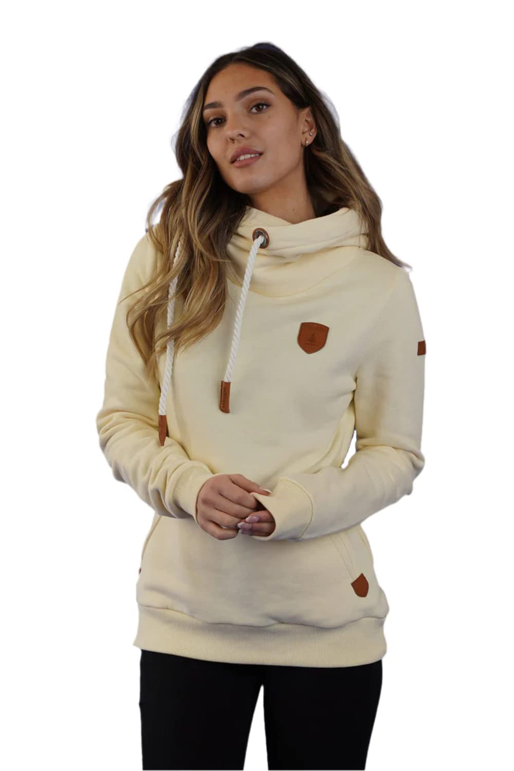 Wanakome Women's Artemis Hoodie - Soft Fleece Pullover with Kangaroo Pocket | Cozy Casual Wear for Fall & Winter | Perfect for Outdoor Activities, Lounging & Travel