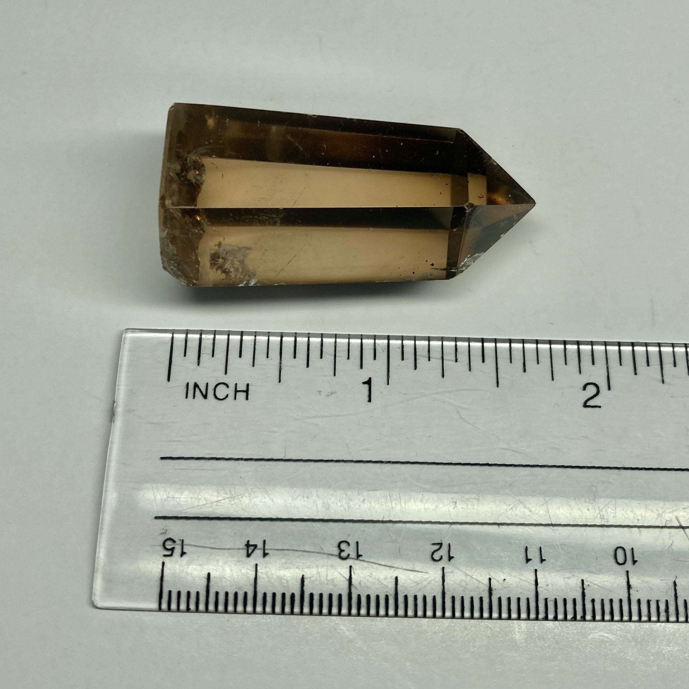 Natural Clear Smoky Quartz Crystal Point - Single Terminated Healing Stone for Meditation, Jewelry Making & Home Decor