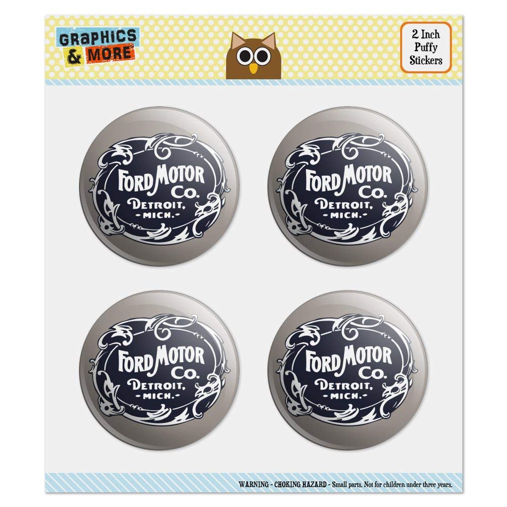 Vintage Ford Logo Stickers for Scrapbooking & Crafts - Bubble Dome Decals