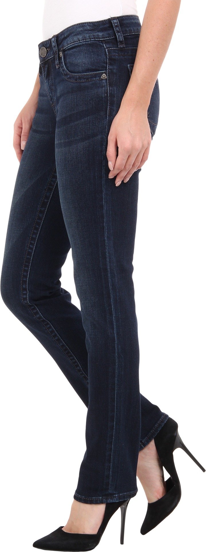 KUT from the Kloth Stevie Straight Leg Jeans for Women | High Waist Denim Pants | Comfortable & Stretchy Jeans for Casual Wear, Office & Everyday Outfits