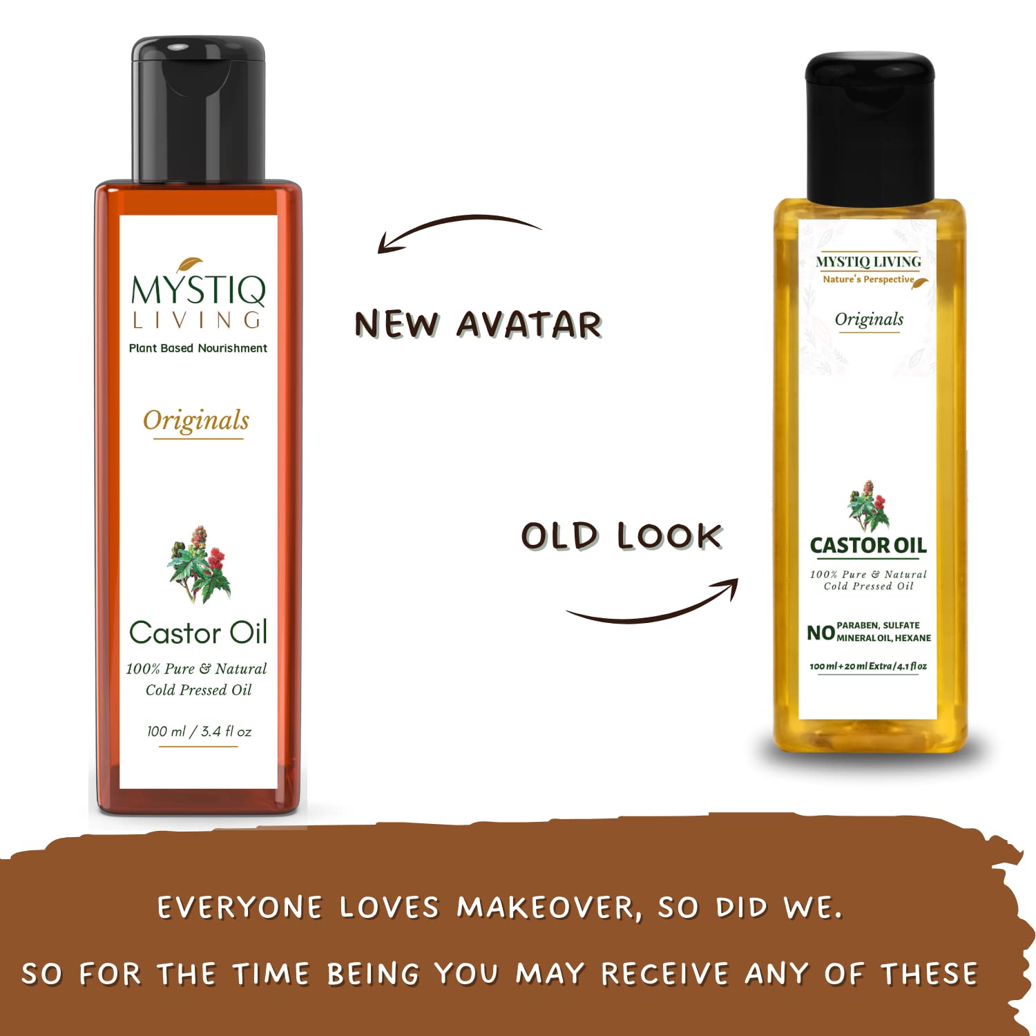 Pure Cold Pressed Neem Oil & Castor Oil Combo for Hair Growth & Skin Care - 100% Natural, 400ml (2 x 200ml) - Promotes Healthy Scalp, Stronger Hair & Glowing Skin - Perfect for DIY Hair Masks, Skin Moisturizing & Natural Remedies