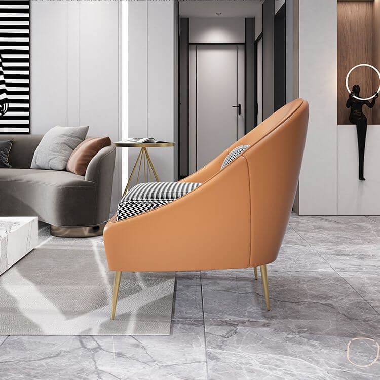 Comfortable Armless Upholstered Chair for Living Room - 31.5