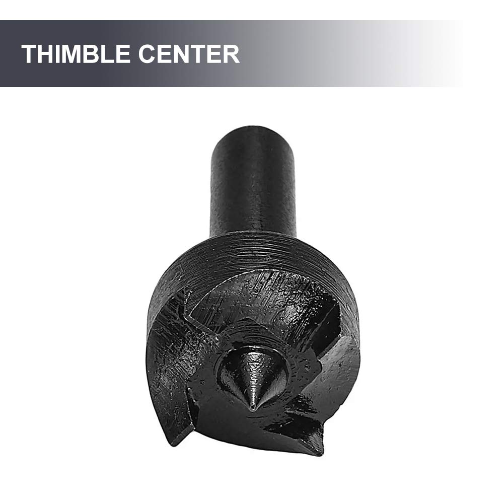 Wood Lathe Turning Spur Cup Center & Thimble Drill Bit Live Center - Mini Lathe Machine Drill Chuck for Woodworking | Perfect for DIY Woodturning, Furniture Making & Craft Projects