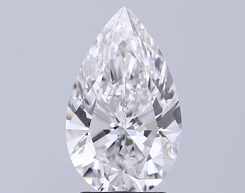 3 Carat F VS1 Pear Lab-Grown Diamond - Stunning Engagement Ring & Wedding Jewelry for Women