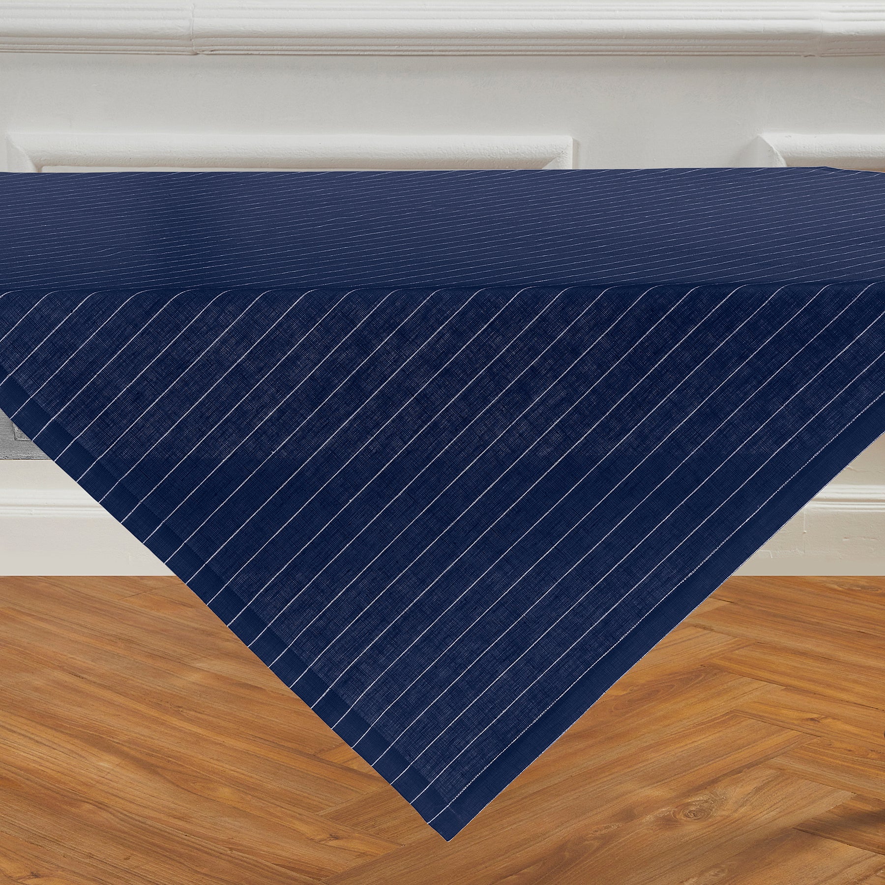 Stylish Pinstripe Table Throw - Elegant Dining & Home Decor for Parties, Weddings & Everyday Use