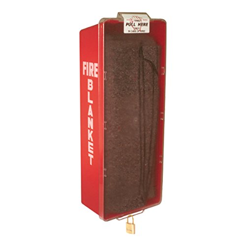 Fire Blanket & Cabinet - Emergency Fire Safety Kit for Home, Kitchen, and Workplace - Perfect for Cooking Fires, Grill Accidents, and Electrical Fires