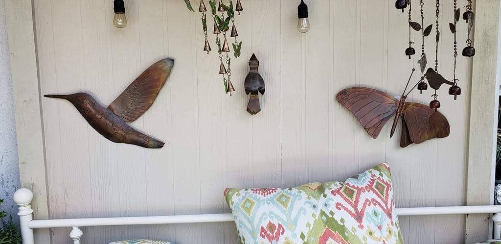 Hanging Butterfly Decor - Elegant Wall Art for Home & Garden - Perfect for Bedroom, Living Room, and Outdoor Spaces