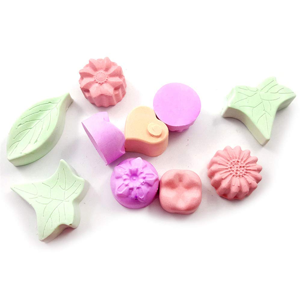 10Pcs Natural Lava Block Calcium Stone Chew Toy for Hamsters, Chinchillas, Rabbits, Rats & Squirrels - Teeth Grinding & Molar Care Small Pet Chew Toy - Perfect for Cage Enrichment & Dental Health