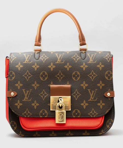 Authentic LV Vaugirard Monogram Handbag in Creme Coquelicot - Luxury Designer Crossbody Bag for Women, Perfect for Date Night & Special Occasions