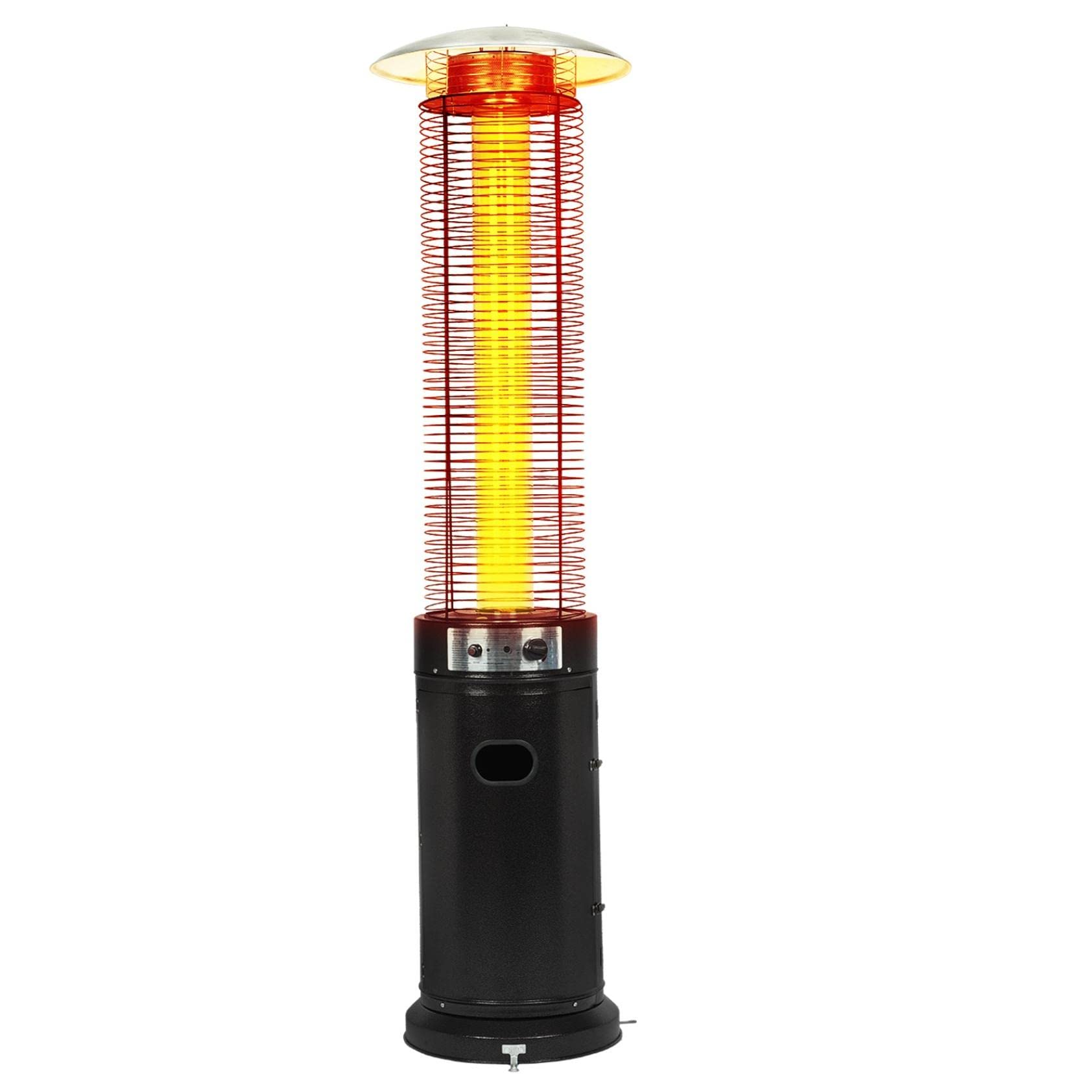 42,000 BTU Propane Patio Heater with Wheels - Outdoor Gas Heater for Deck, Garden & Backyard - Perfect for Patios, Restaurants and Camping