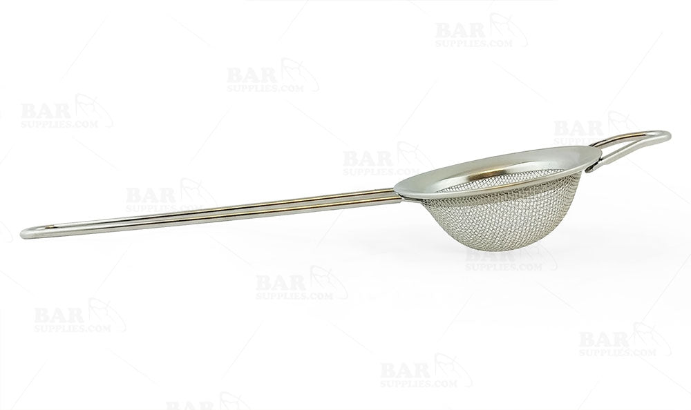 BarConic® 2 Inch Fine Mesh Strainer - Premium Kitchen Sieve for Tea, Spices, and Powder Sifting - Ideal for Cooking, Baking, and Coffee Brewing