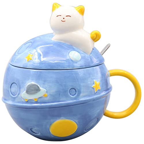 cat space blue