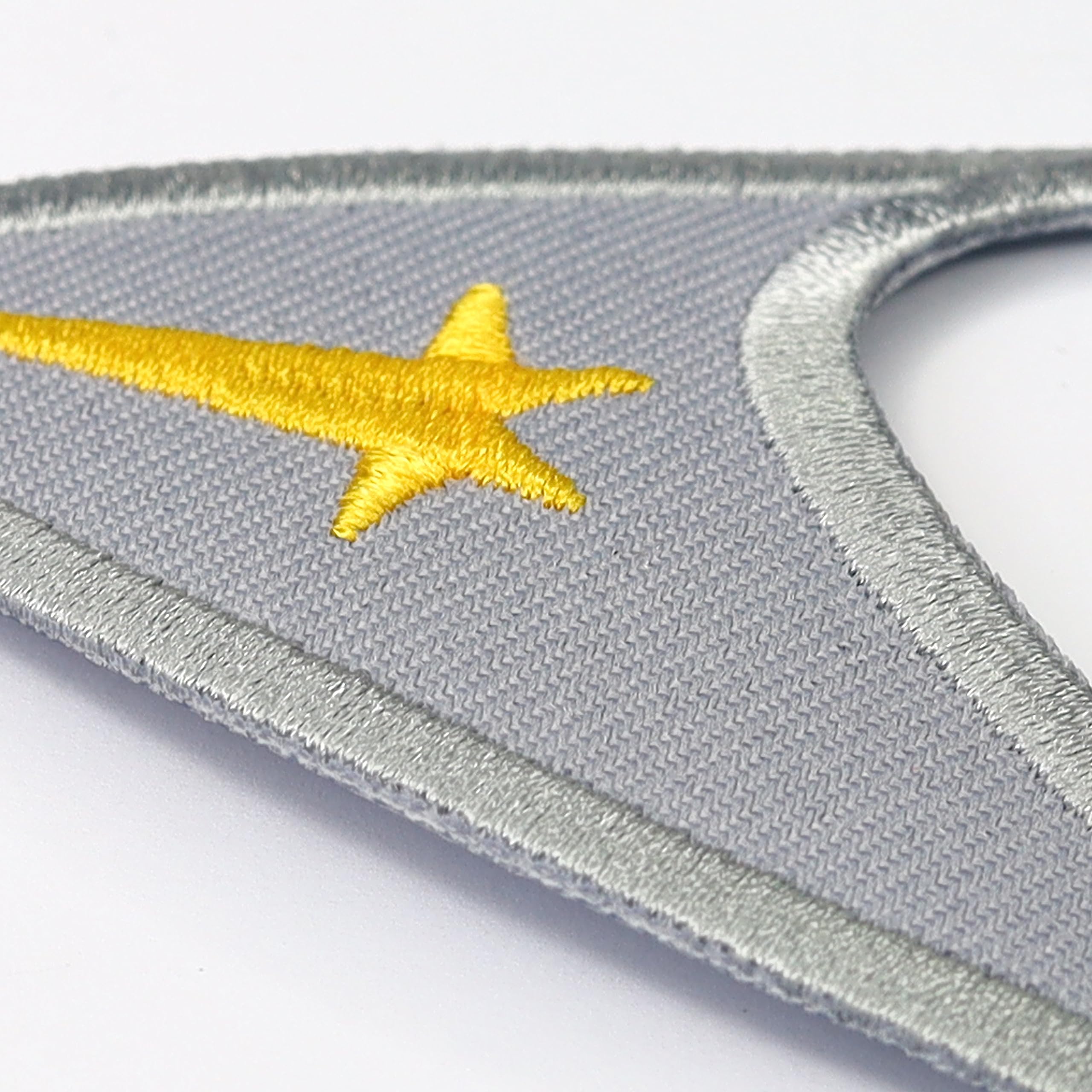 Commander Star Trek Captain Uniform Costume Iron-On Patch Badge - Perfect for Cosplay, Halloween Costumes & Military Uniform Decoration
