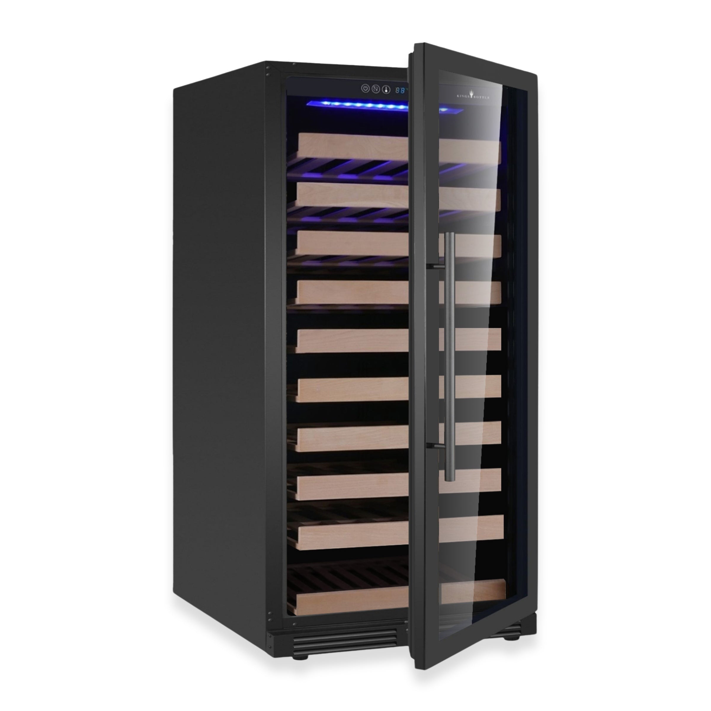 47 Inch Single Zone Wine Cooler with Low-E Glass Door - Perfect for Home Bars, Restaurants, and Wine Cellars