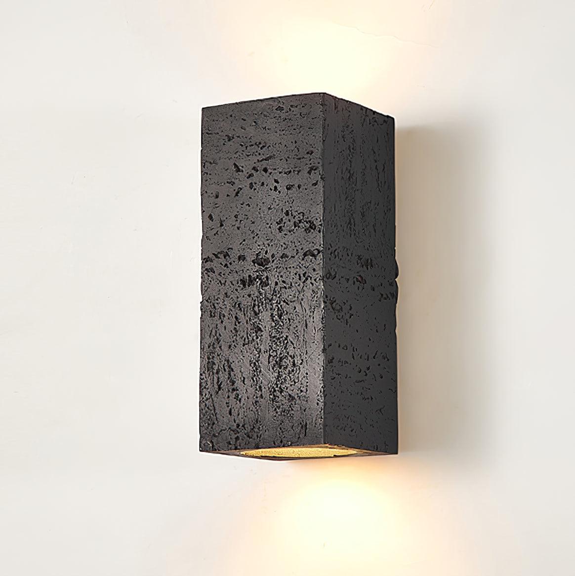 Modern Brick Wall Lamp - Industrial Style LED Sconce Light Fixture for Bedroom, Living Room & Home Decor | Indoor Lighting for Loft, Office & Restaurant