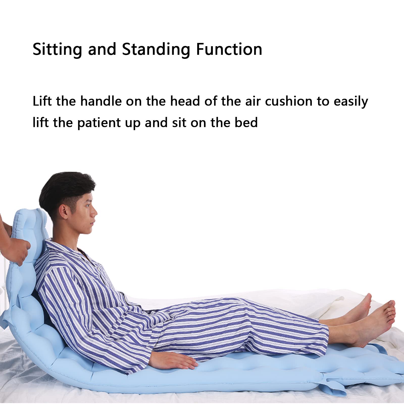 Alternating Pressure Mattress Pad for Pressure Ulcer Prevention & Bed Sore Relief - Fits Standard Hospital Beds - Ideal for Home Care & Medical Use