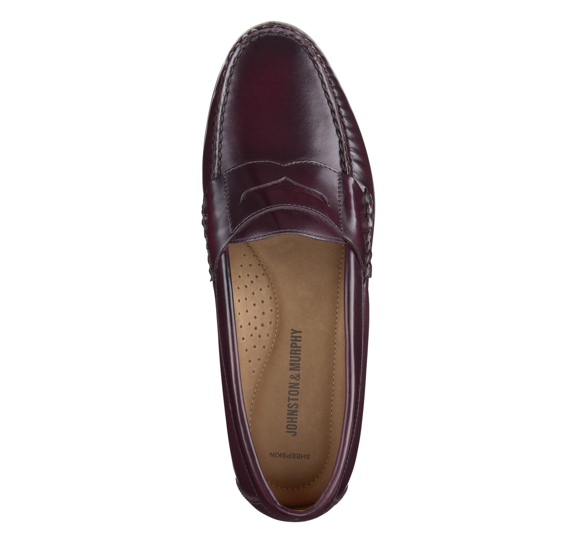 Johnston & Murphy Men's Hayes Penny Loafer - Comfortable Dress Casual Shoes for Business, Office & Formal Occasions