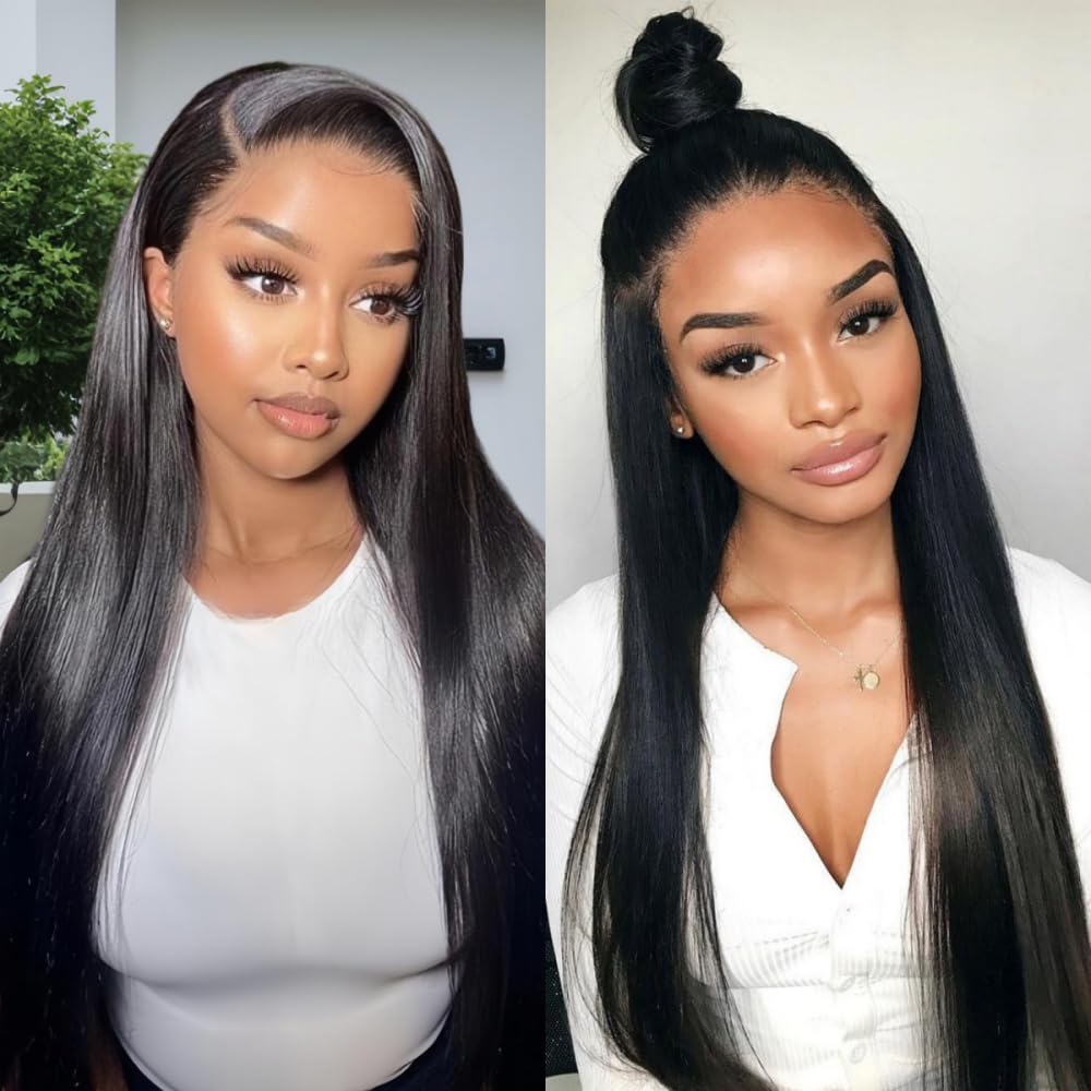 100% Unprocessed Brazilian Virgin Human Hair Bundles - Straight 18 20 22 24 Inches Natural Color for Women | Perfect for Weaves, Extensions & Styling