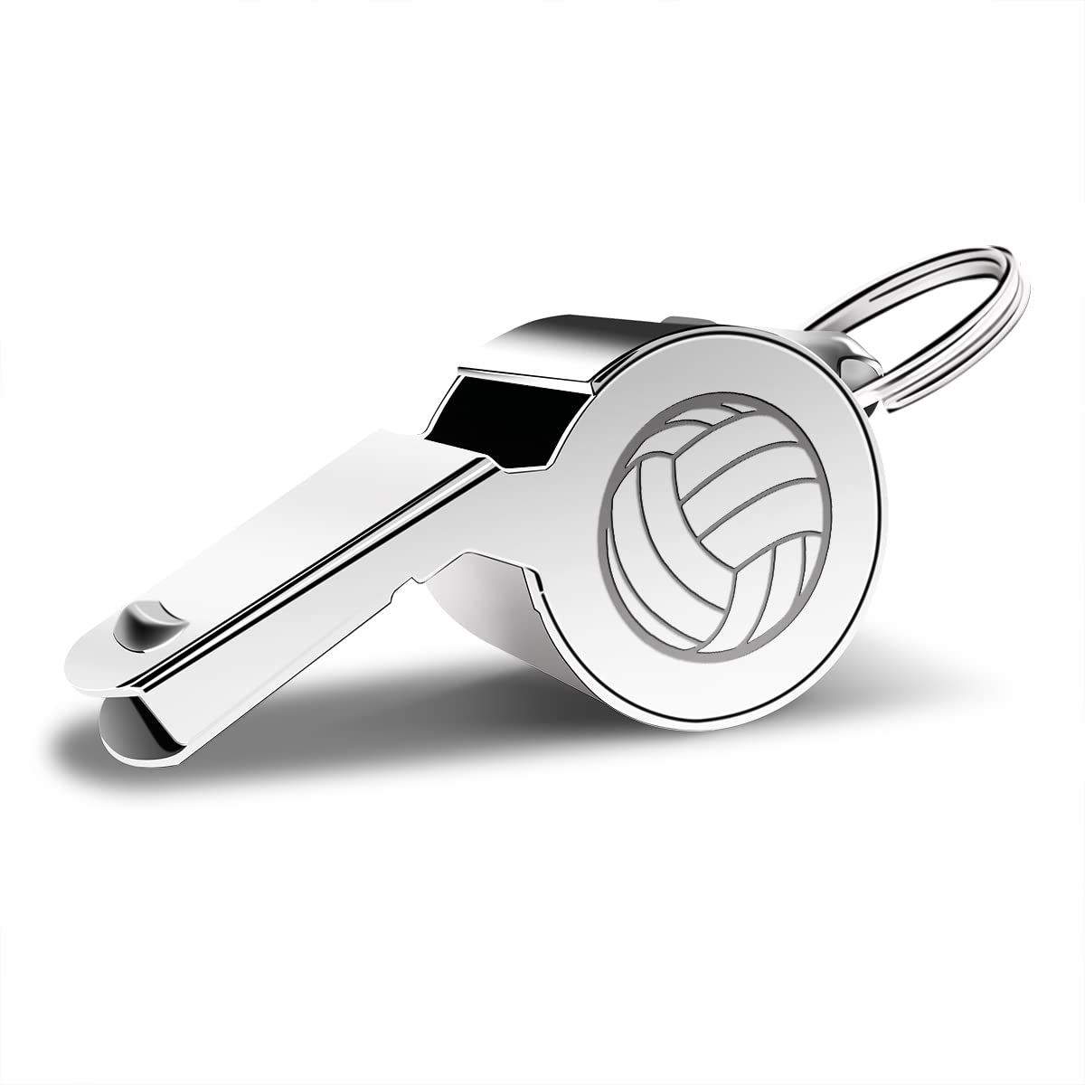 Premium Referee Whistles with Lanyard - Loud Sports Whistle for Coaches, Trainers & Officials - Durable Metal Whistle for Soccer, Basketball, Football Games - Perfect Coaching Gift for Men & Women