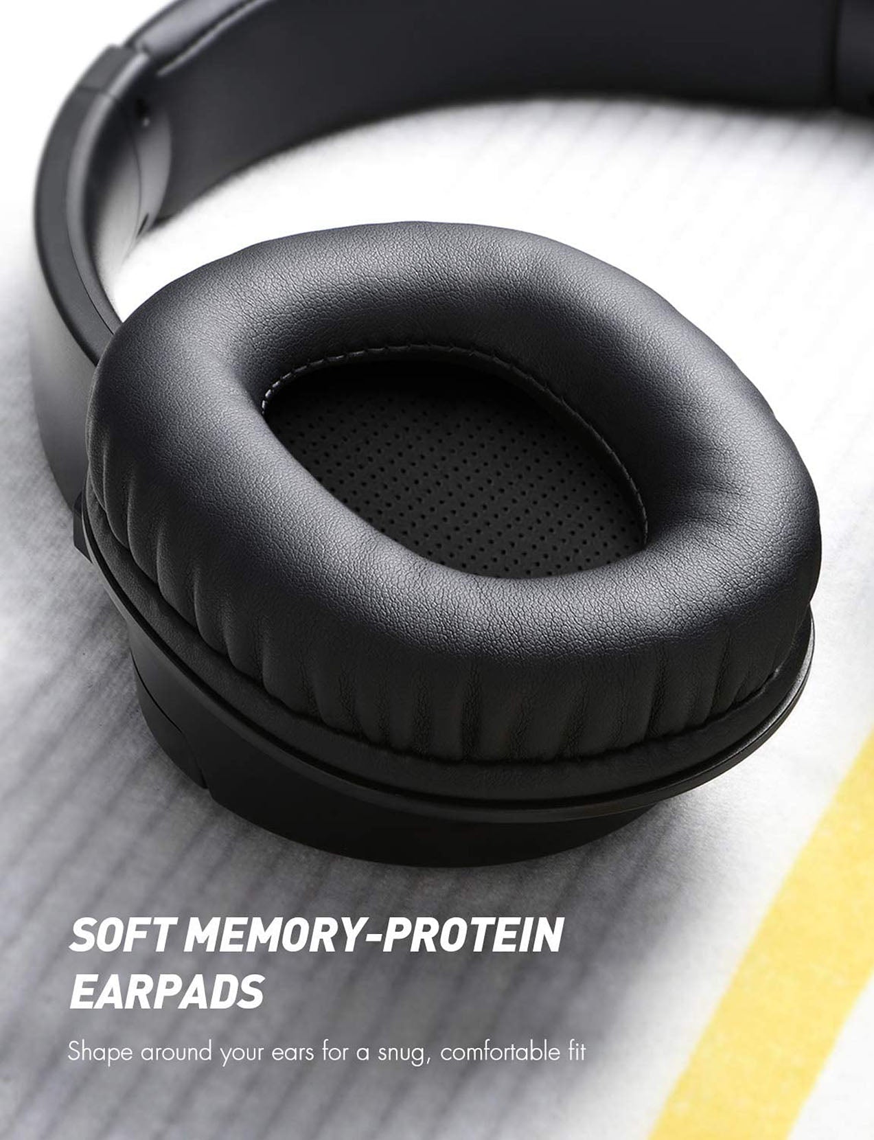 Mpow H7 Wireless Bluetooth Over-Ear Headphones with Hi-Fi Sound, Noise Isolation & 30H Playtime - Perfect for Travel, Workout & Home Entertainment