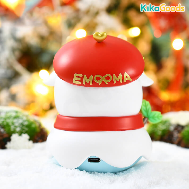Emma Secret Forest Series Snowman Night Light - Cute LED Bedside Lamp for Kids Room, Nursery, Christmas Decor - Perfect for Bedtime Stories, Nighttime Comfort & Holiday Ambiance