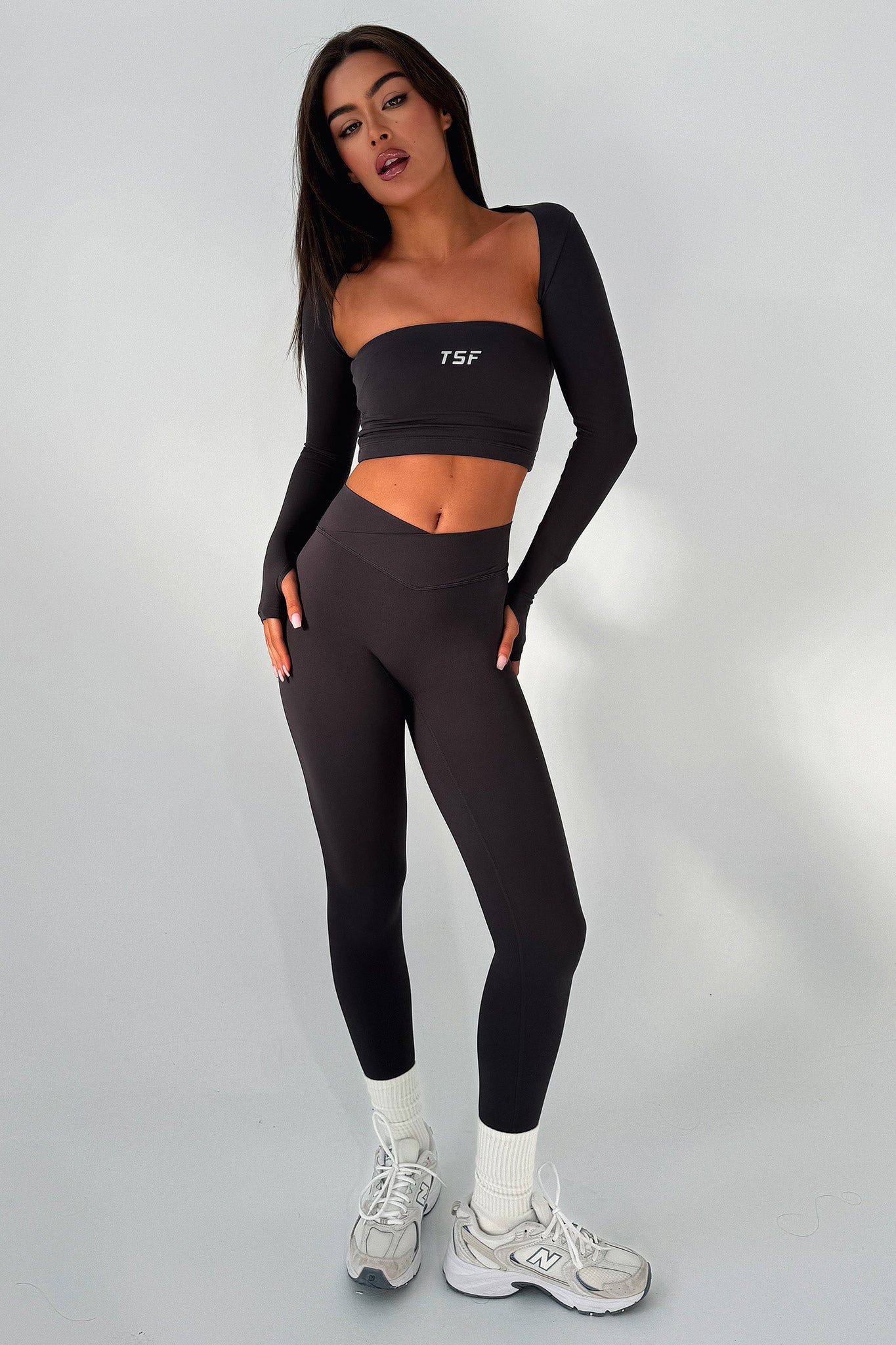Koda Strapless Crop Top - Grey | Women's Fashion, Summer Outfits, Casual Wear