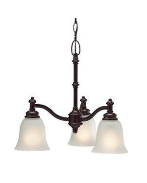 Kichler Lighting 2142 OAU Laverton 3-Light Chandelier in Olde Auburn Finish - Elegant Dining Room & Foyer Hanging Light Fixture