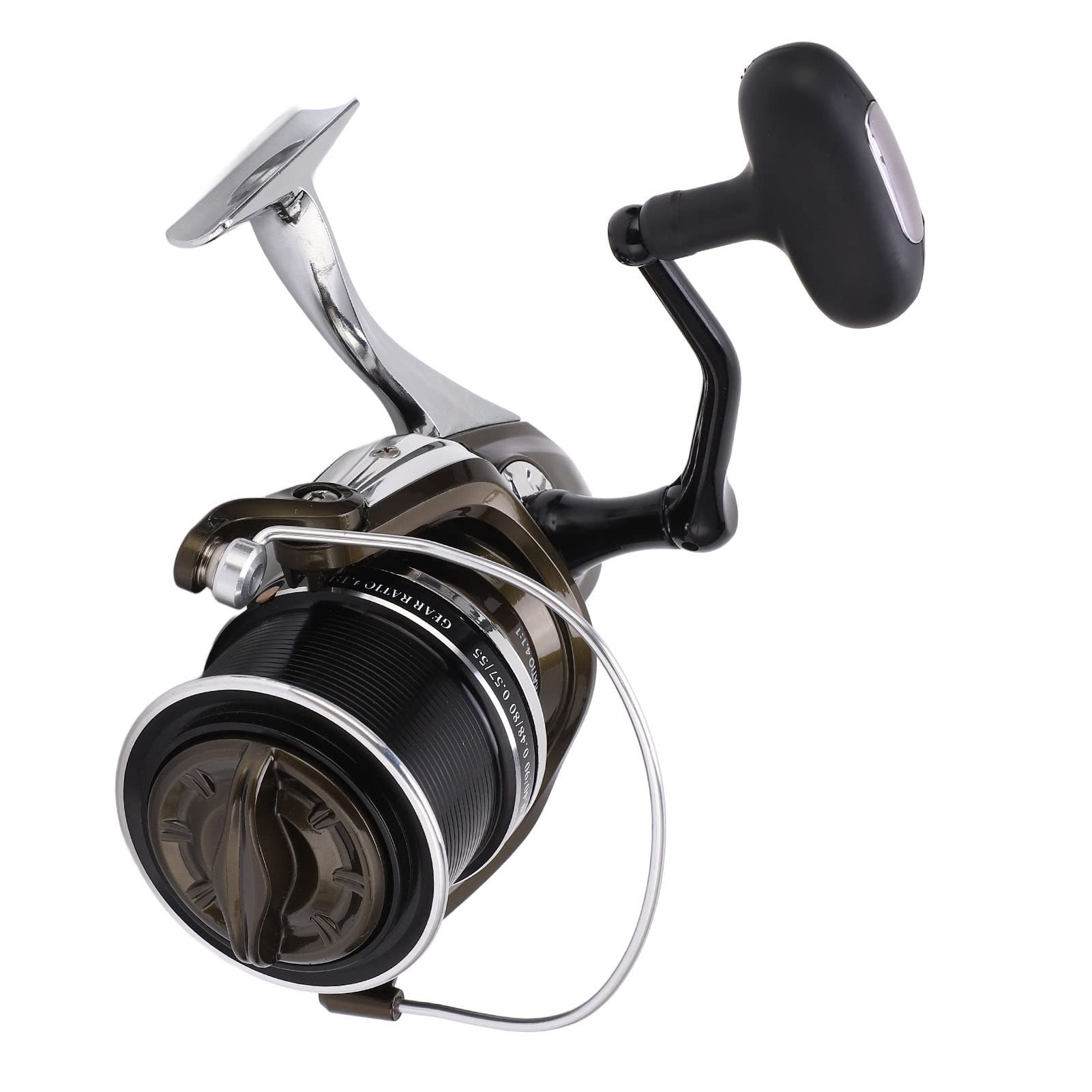 Premium All-Metal Fishing Reel with Large Capacity Wire Cup - Electroplated Saltwater & Freshwater Spinning Reel for Ocean, River, and Lake Fishing | Ideal for Deep Sea Angling, Shore Fishing, and Boat Fishing Adventures