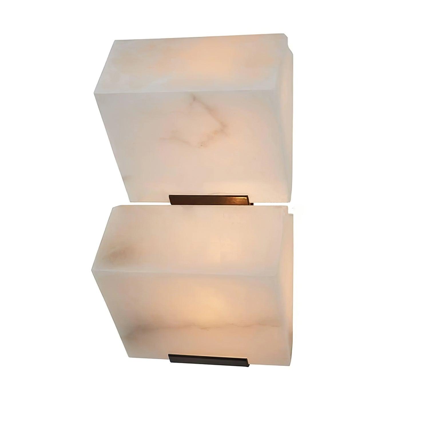 Elegant Alabaster Staircase Wall Lamp - Modern Hallway Lighting Fixture for Home Decor | Perfect for Stairwells, Entryways & Corridors