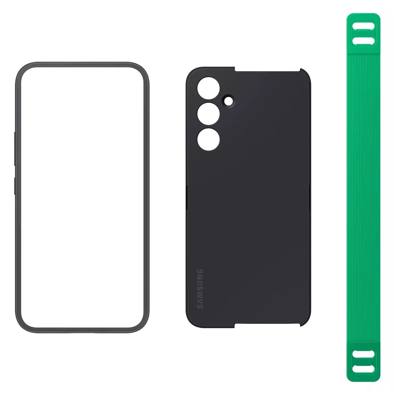 Refurbished Samsung Galaxy A54 5G Haze Grip Case (SM-EF-XA546CBEGWW) - Shockproof Protective Cover for Everyday Use, Gaming & Outdoor Activities