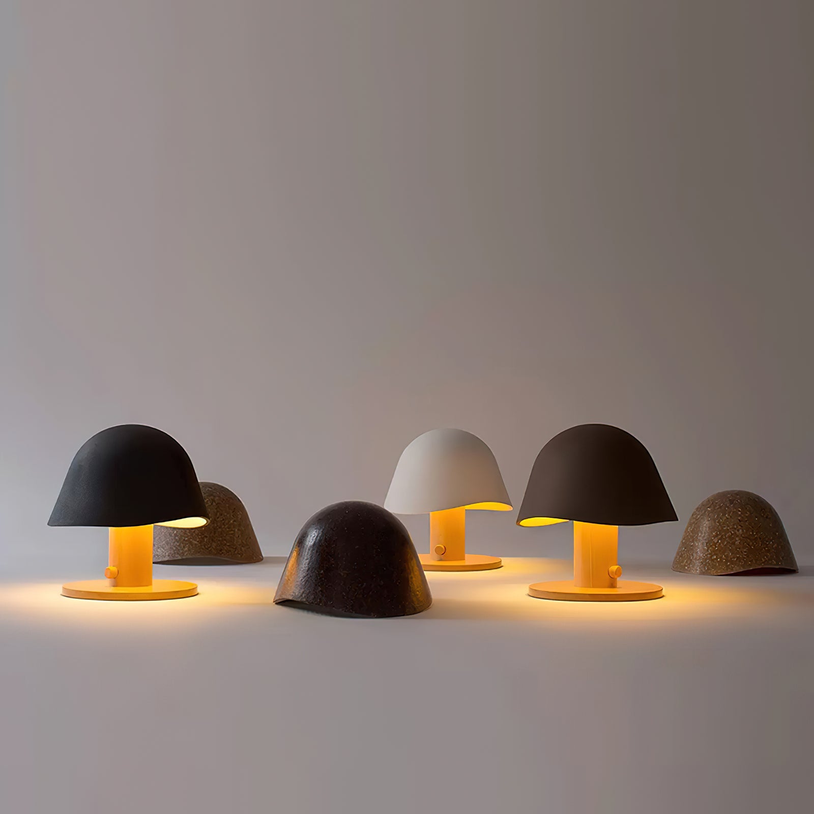 Modern Mushroom Table Lamp - Soft Glow LED Night Light for Bedroom, Living Room & Office - Stylish Decorative Lighting for Home & Workspace