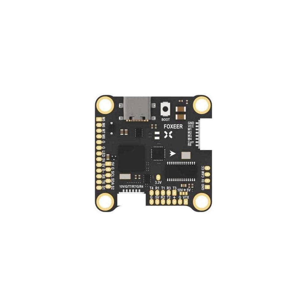 Foxeer H743 X8 4-8S 30x30mm Flight Controller with Dual BECs & Barometer | MPU6000 Gyro | FPV Drone Racing & Aerial Photography
