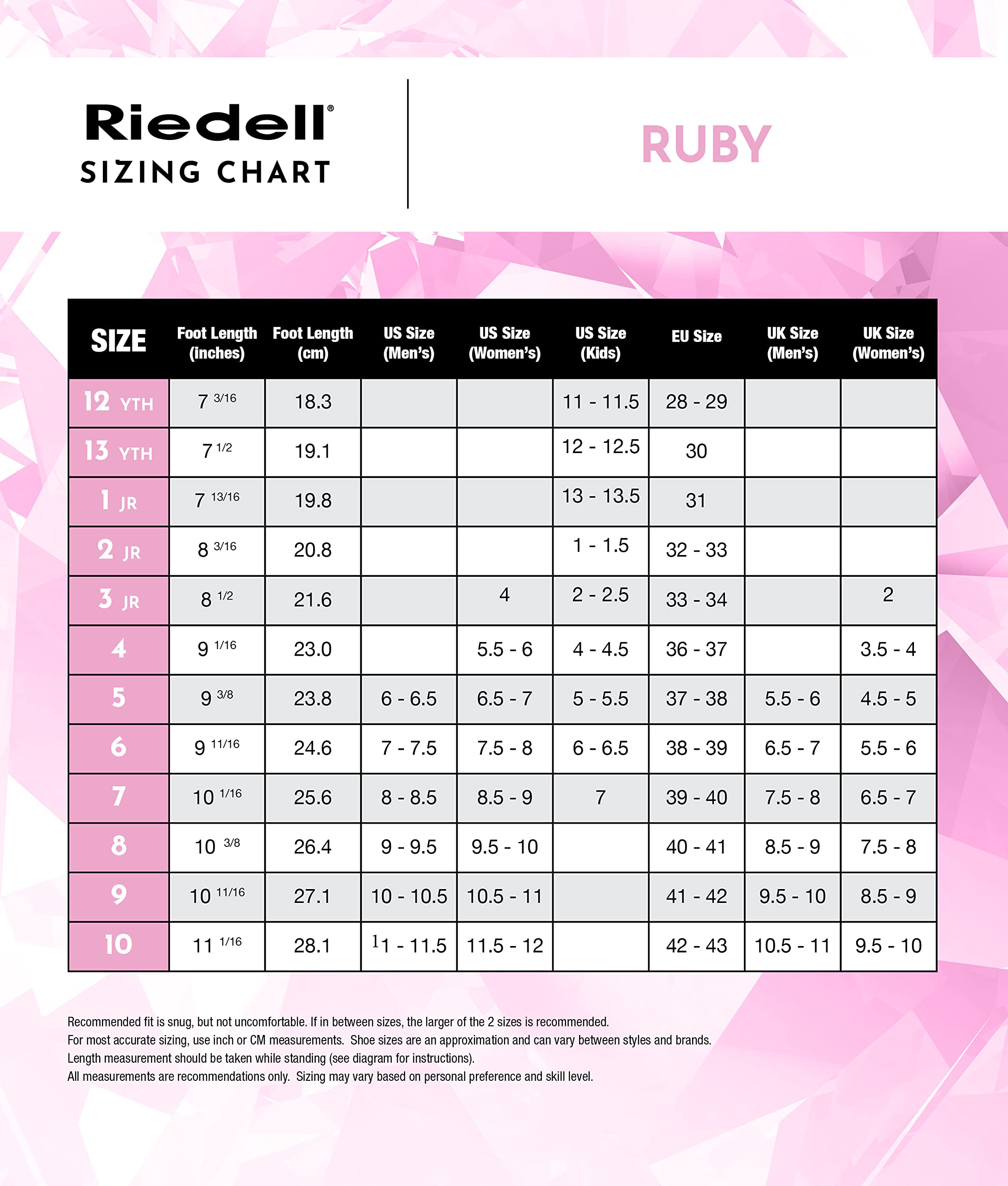 Riedell Ruby Junior Ice Skates for Girls & Boys - Comfortable Recreational Figure Skates for Beginners - Perfect for Ice Rink, Birthday Gifts & Winter Sports