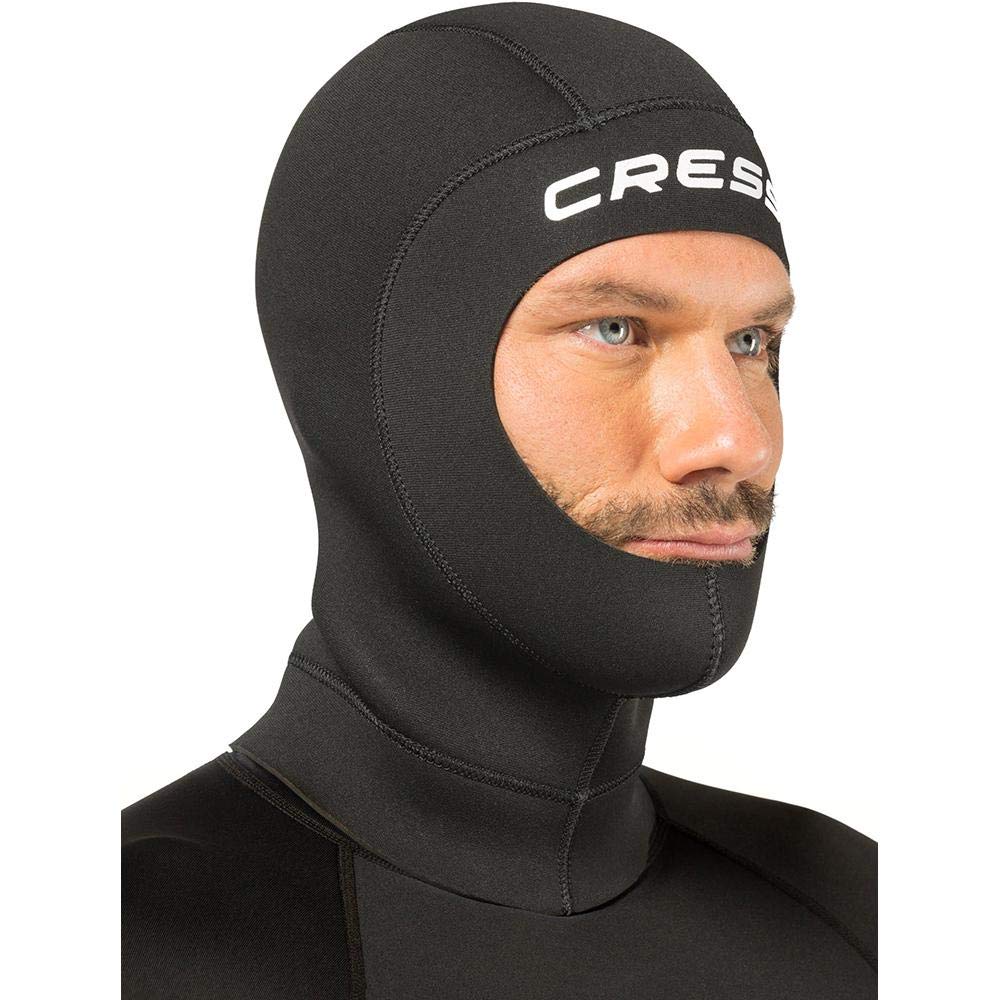 Cressi 2mm Neoprene Diving Hood for Adults - Unisex Scuba Diving, Snorkeling & Surfing Gear - Thermal Protection for Cold Water - Perfect for Ocean Adventures & Water Sports - Made in Italy