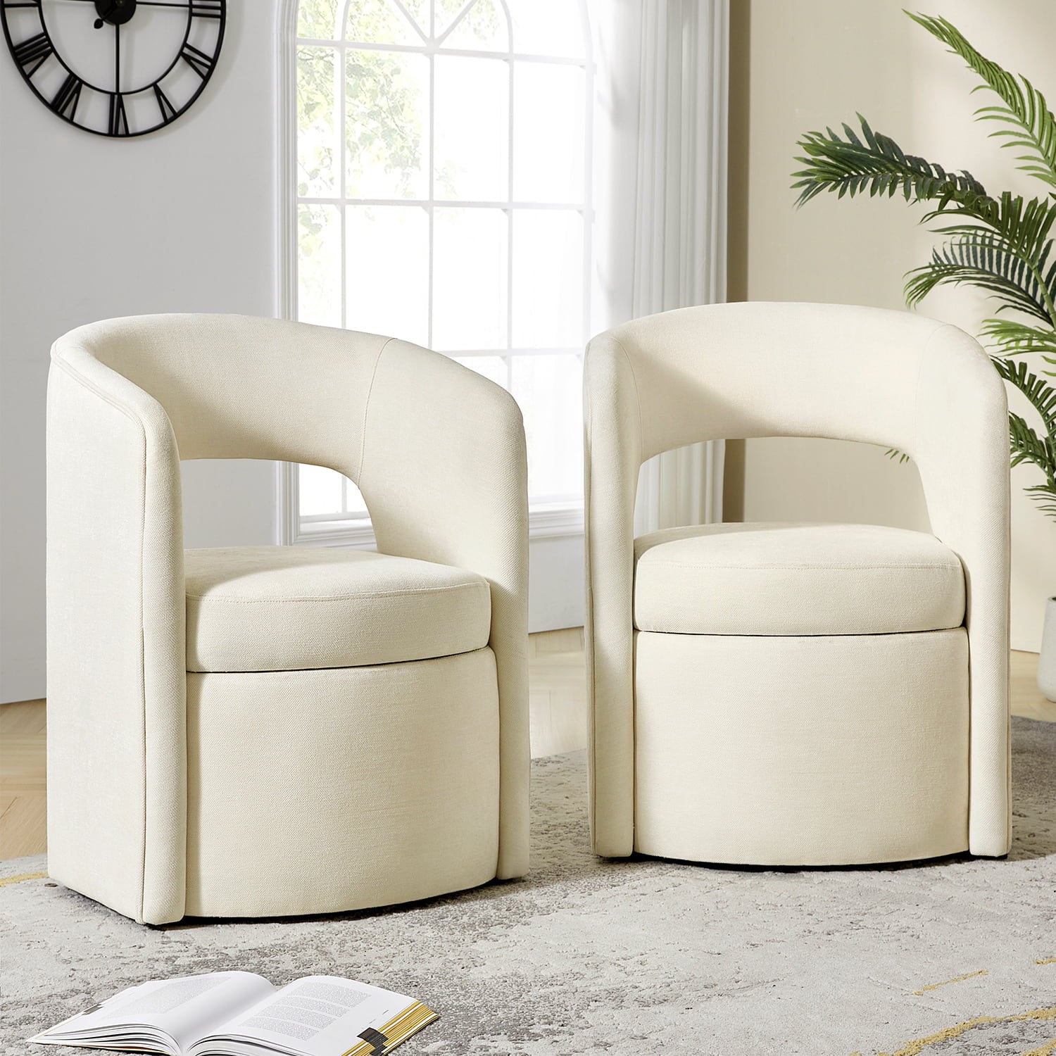 Modern Dining Chair with Storage - Wright Versatile Design for Kitchen, Dining Room & Office - Space-Saving & Stylish Seating Solution
