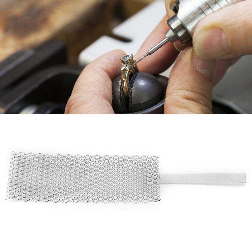 Platinum Coated Rhodium Jewelry Plating Anode Tool - Titanium Mesh for Rhodium, Palladium & Silver Plating - Professional Jewelry Electroplating Kit for Rings, Necklaces & Bracelets - Perfect for Jewelers & DIY Crafters