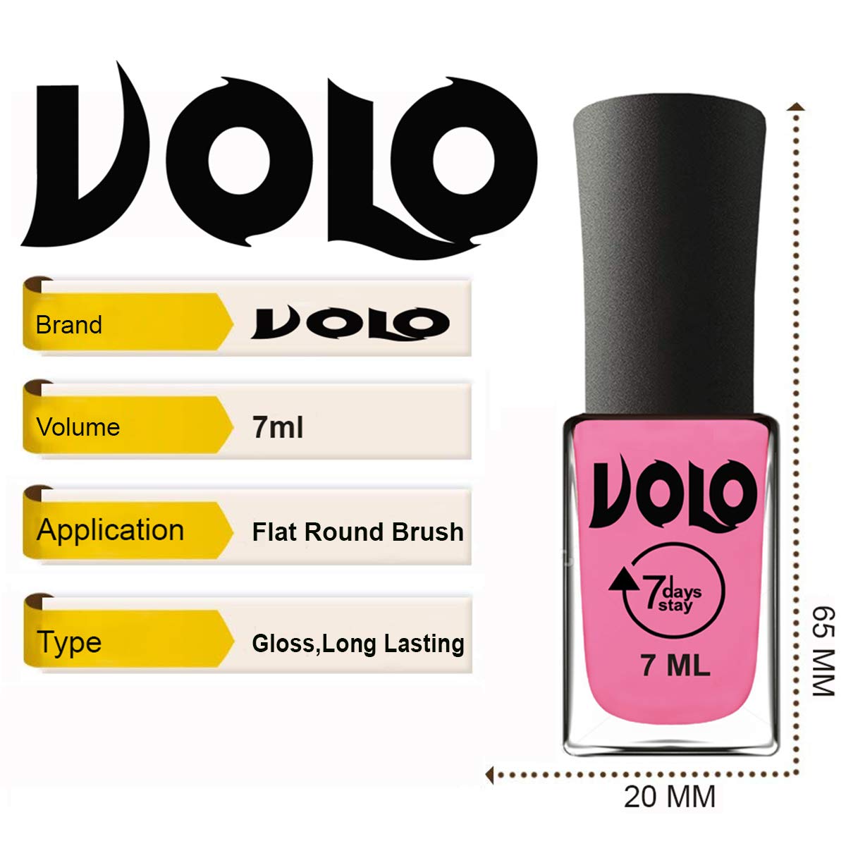 Volo 12 Colors Long Lasting Nail Polish Set for Women & Girls - Vibrant Multi-Color Nail Paints for Daily Wear, Parties & Special Occasions