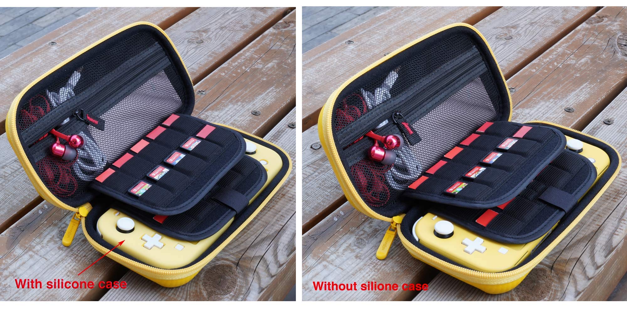 ButterFox Slim Carrying Case for Nintendo Switch Lite - 19 Game & 2 Micro SD Card Holders - Protective Storage Pouch for Switch Lite Accessories - Perfect for Travel, Gaming On-The-Go & Accessories Organization