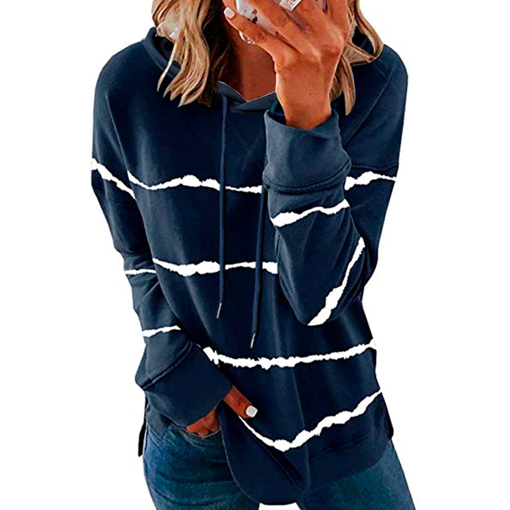 Plus Size Women's Letter Print Oversized Sweatshirt - Long Sleeve Round Neck Casual Loose Tops for Everyday Wear and Cozy Lounging