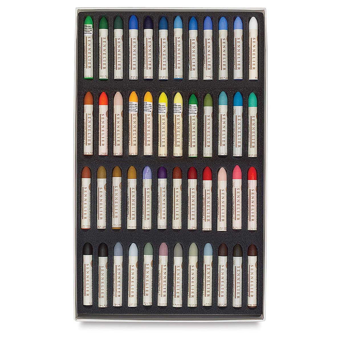 Sennelier 48-Count Cardboard Oil Pastel Set - Vibrant Multicolor Artist Pastels for Professional Drawing & Sketching | Perfect for Art Classes, Studio Work & Creative Projects