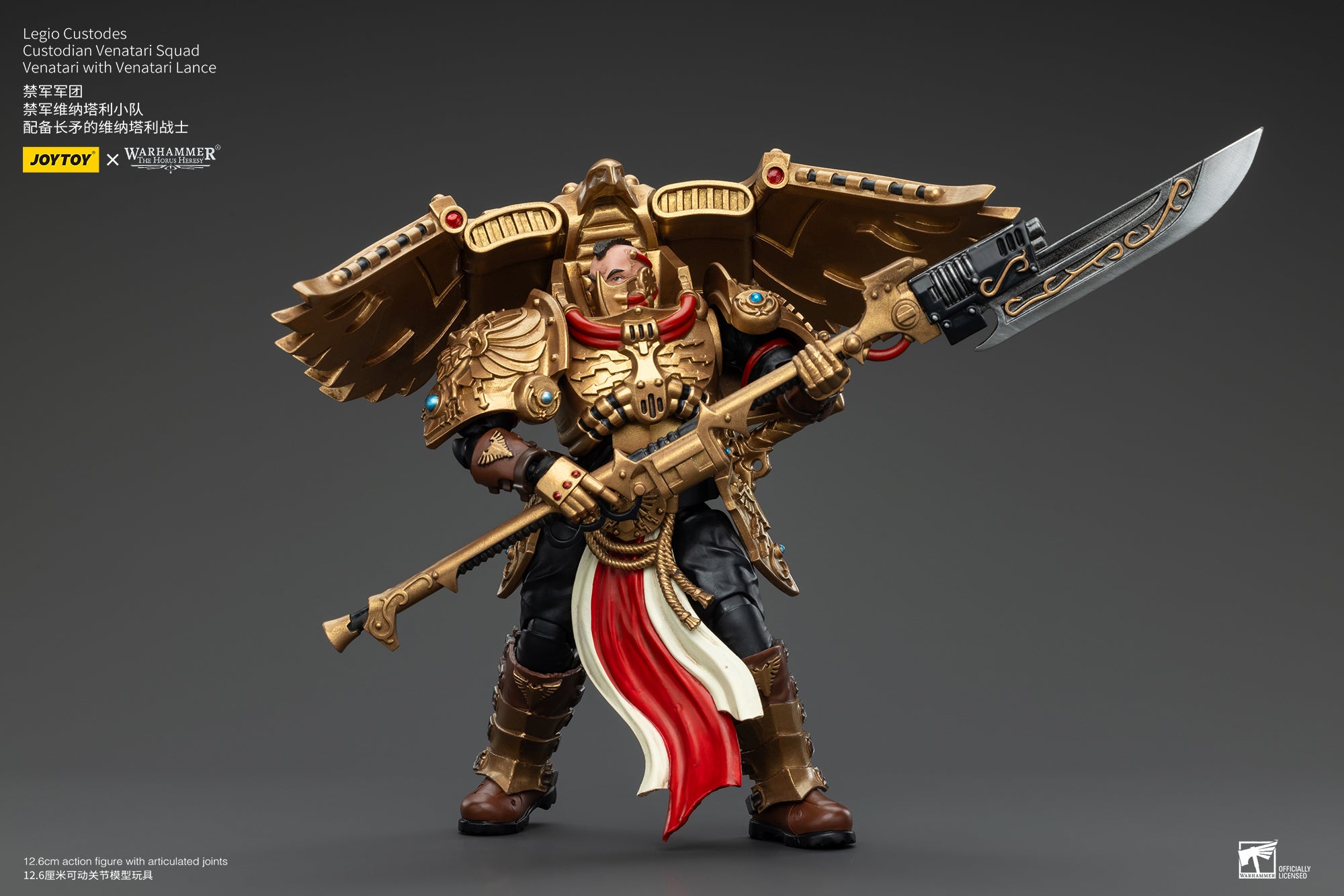 1/18 Scale JOYTOY Warhammer The Horus Heresy Action Figures - Legio Custodes Aquilon Terminator Squad & Custodian Venatari Squad | Collectible Miniatures for Tabletop Gaming and Display