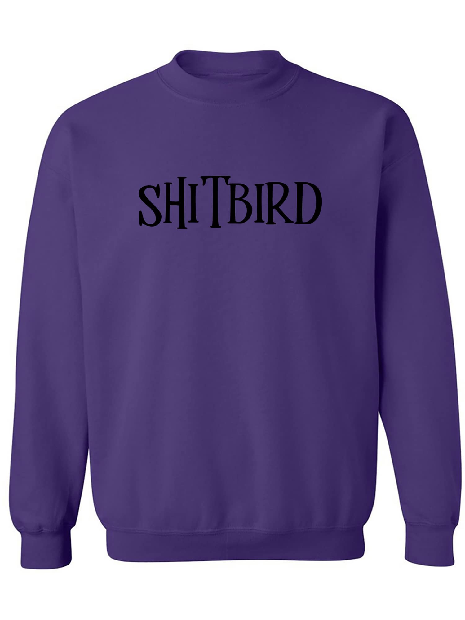 Zerogravitee SHITBIRD Crewneck Sweatshirt - 潮流宽松连帽卫衣，适合街头休闲、日常穿搭及户外活动